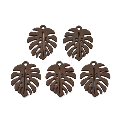 Baking Paint Alloy Pendants ENAM-I051-01E-1