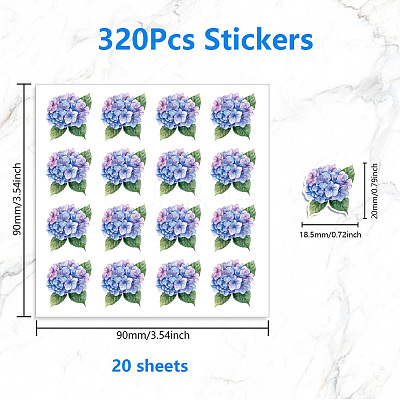 Self-Adhesive Paper Decorative Stickers DIY-WH0562-024-1