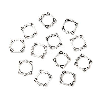 Tibetan Style Alloy Bead Frames X-TIBEB-6761-AS-FF-1