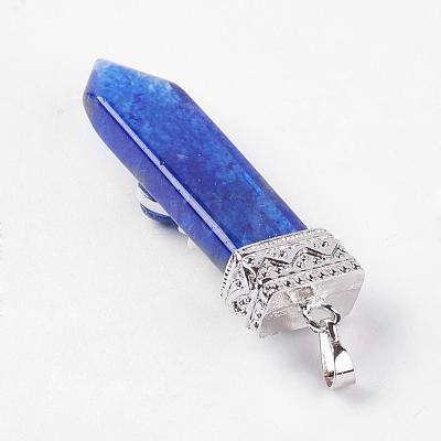 Natural & Synthetic Mixed Stone Big Pendants G-G718-A-1