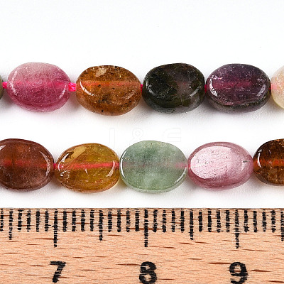 Natural Multicolor Tourmaline Beads Strands G-T140-14-1