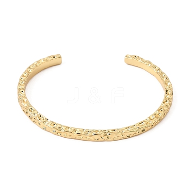 Brass Textured Cuff Bangles for Women KK-CBA0B5A-01G-1