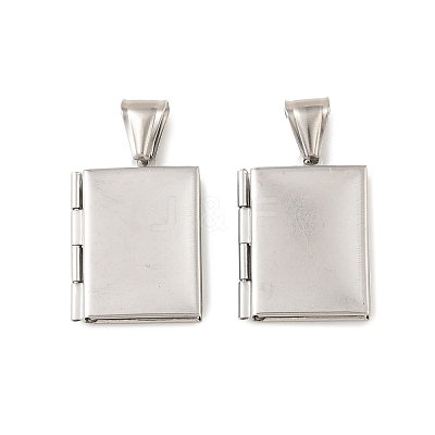 316 Stainless Steel Locket Pendants LS-STAS-K321-02P-1