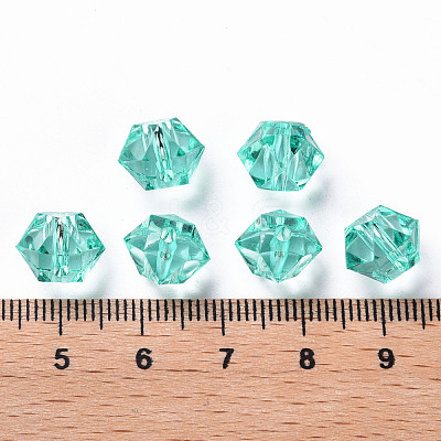 Transparent Acrylic Beads TACR-S154-15B-68-1