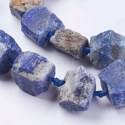 Natural Lapis Lazuli Beads Strands X-G-G543-01-1