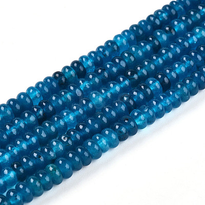 Dyed Natural White Jade Beads Strands X-G-T139-57A-04-1