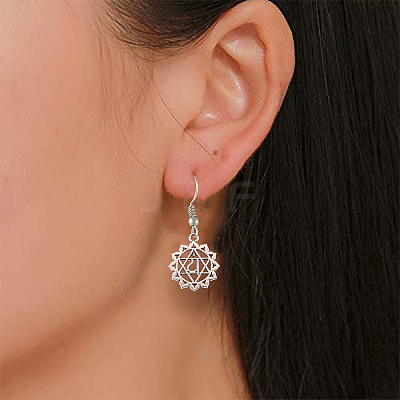 100Pcs 10 Styles Tibetan Style Alloy Pendants TIBEP-CJ0001-50-1