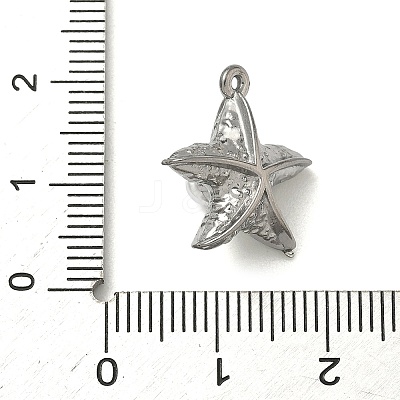 304 Stainless Steel Pendants STAS-F328-02C-P-1