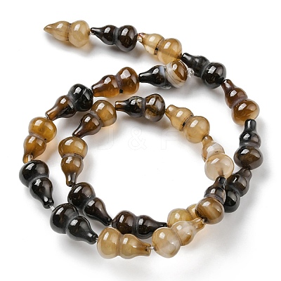 Natural Agate Beads Strands G-C039-C02-1