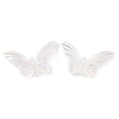 AB Color Transparent Acrylic Beads TACR-T028-11A-1