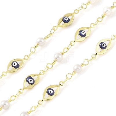 Enamel Lip Link Chains CHC-C006-02G-02-1-1