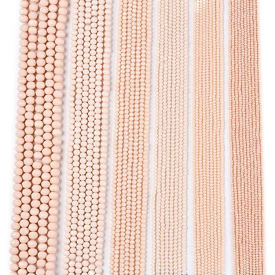 Opaque Solid Color Imitation Jade Glass Beads Strands EGLA-A044-P3mm-D05-1