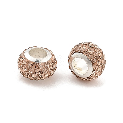 Rondelle Polymer Clay European Beads FIND-U001-01C-1