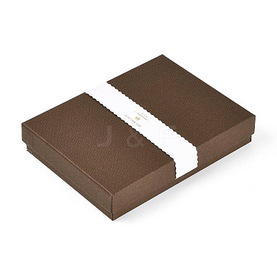 12Pcs 6 Colors Cardboard Jewelry Set Boxes CBOX-N015-05C-1