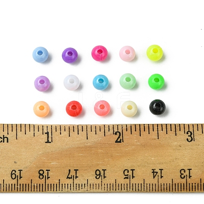 15 Colors Plastic Beads MACR-FS0001-79-1