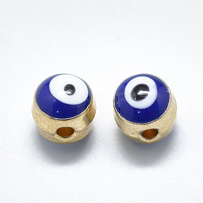 Alloy Enamel Beads ENAM-S117-01B-1