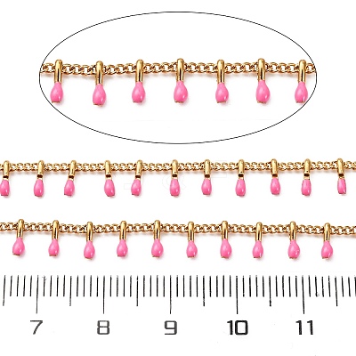 304 Stainless Steel Curb Chains STAS-R100-09A-04-1