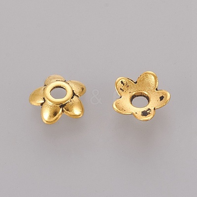 Tibetan Style Bead Caps K0PCP032-1