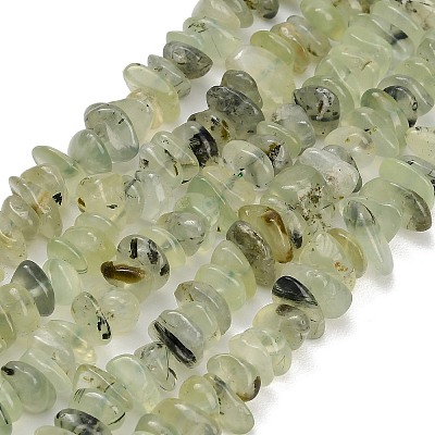 Natural Prehnite Beads Strands GG-CBAC61B-C02-01-1
