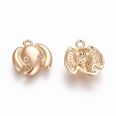 Brass Charms KK-L180-014G-NF-1