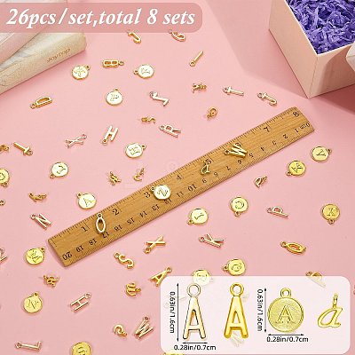 8 Sets 4 Styles Alloy Pendants FIND-SZ0003-81-1