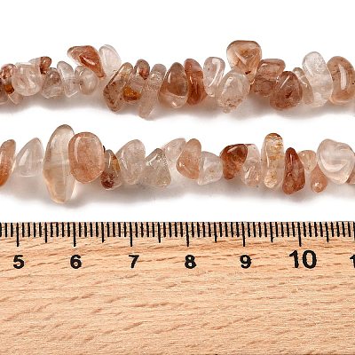 Natural Hematoid Quartz/Ferruginous Quartz Beads Strands G-H315-A05-01-1
