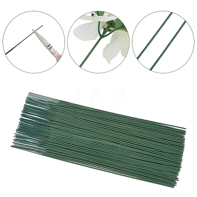 100Pcs Iron Stalk Flower Rod AJEW-SP0003-73A-1