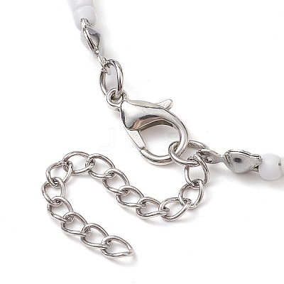 Glass Bead Necklaces for Women NJEW-JN04674-1