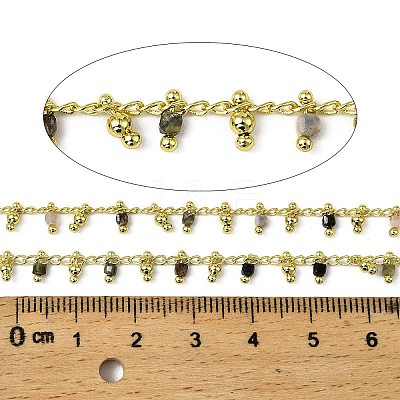 Handmade Brass Cube Link Chains CHC-L053-10G-03-1