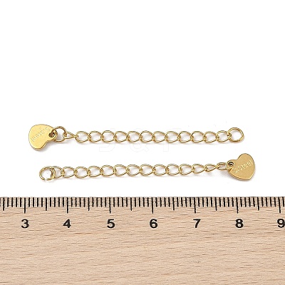 Ion Plating(IP) 304 Stainless Steel Curb Chain Extender STAS-A097-02A-G-1