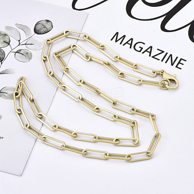 Brass Paperclip Chains MAK-S072-14B-MG-1