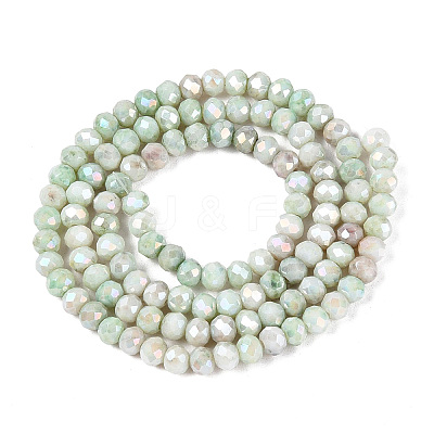 Ombre Effect Dyed Glass Beads Strands GLAA-C023-02-C22-1