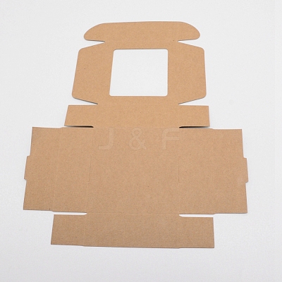 Paper Candy Boxes CON-WH0074-52C-1