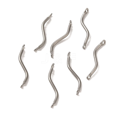 Non-Tarnish 304 Stainless Steel Links Connector Charms STAS-Q323-13P-1