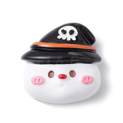 Halloween Opaque Resin Cabochons LS-CRES-B010-01A-07-1