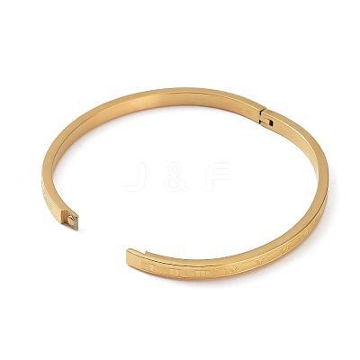 3Pcs 3 Color 304 Stainless Steel Bangles BJEW-F464-09-1