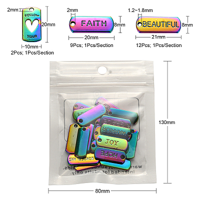 25Pcs 25 Style Alloy Pendants FIND-YW0001-35-1