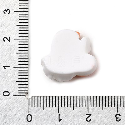 Halloween Theme Opaque Resin Cabochons RESI-Z039-01D-1