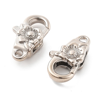 Brass Lobster Claw Clasps KK-R216-18B-P-1