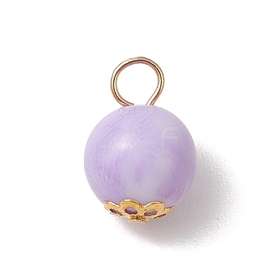 20Pcs Opaque Acrylic Pendants PALLOY-JF03539-1