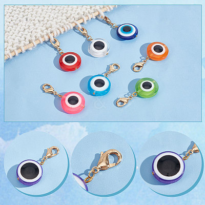 Resin Pendant Decoration PALLOY-PH01586-1