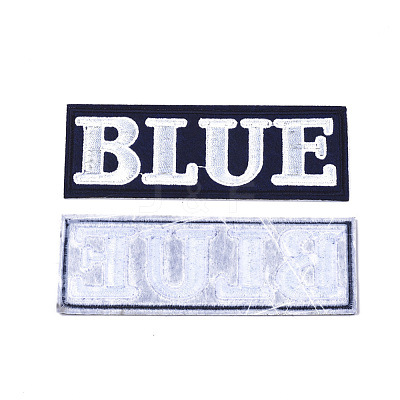 Computerized Embroidery Cloth Iron on/Sew on Patches X-DIY-S040-055-1