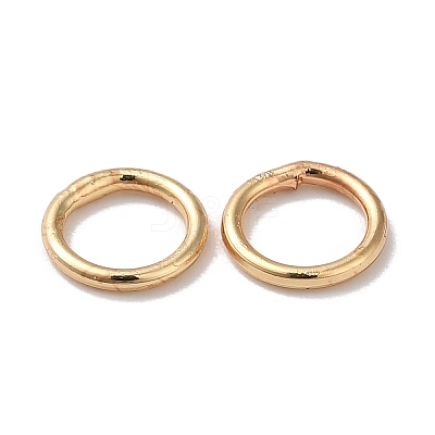Brass Soldered Closed Jump Rings KK-G465-03G-1