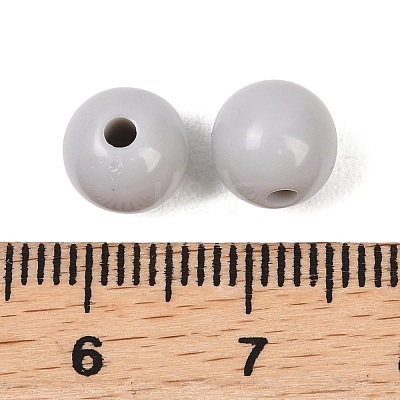 Opaque Acrylic Beads OACR-H034-50A-1