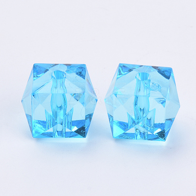 Transparent Acrylic Beads X-TACR-Q259-8mm-V40-1