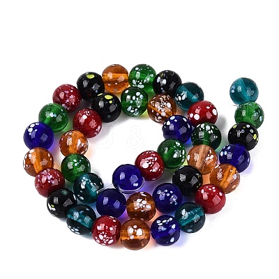 Handmade Lampwork Beads Strands LAMP-Q041-11A-1
