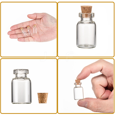 Glass Jar Bead Containers X-CON-Q016-1