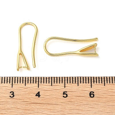 Rack Plating Brass Ear Hooks KK-M269-23G-1