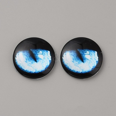 Glass Cabochons GLAA-WH0033-75G-08-1