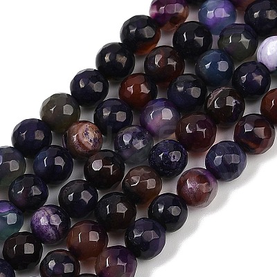 Natural Agate Beads Strands G-C082-A01-23-1